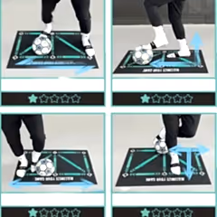 Mamba Futbol Antrenman Matı 90x60 Cm Eğitim Videosu ve Kaymaz Çorap Hediyeli