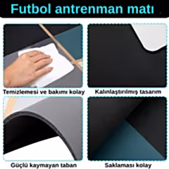 Mamba Futbol Antrenman Matı 90x60 Cm Eğitim Videosu ve Kaymaz Çorap Hediyeli