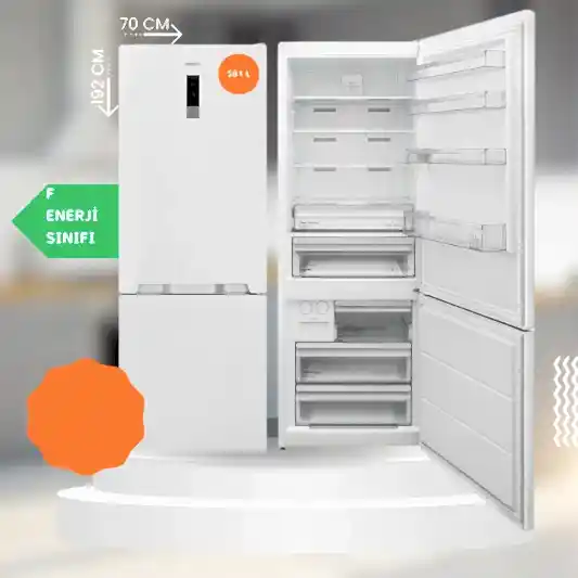 Regal 581 Lt NoFrost Buzdolabı Beyaz