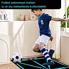Mamba Futbol Antrenman Matı 90x60 Cm Eğitim Videosu ve Kaymaz Çorap Hediyeli