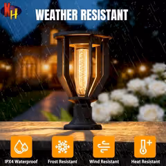 Güneş Enerjili Solar Suya Dayanıklı IP65 Dış Mekan Bahçe Lambası