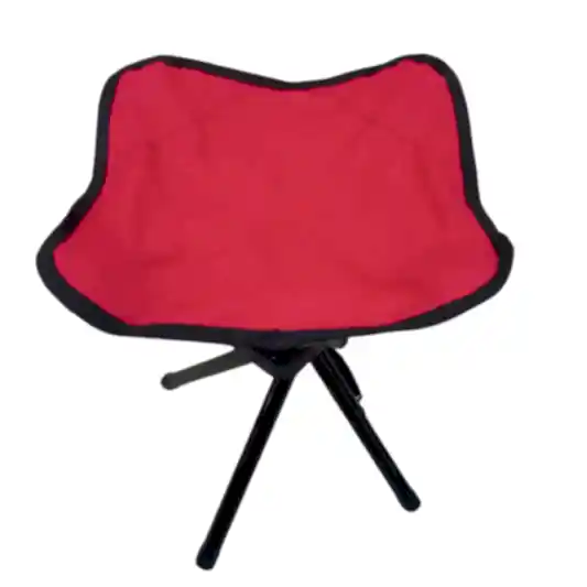 Katlanabilir 30x30x38 Cm Çok Amaçlı Tabure Kırmızı