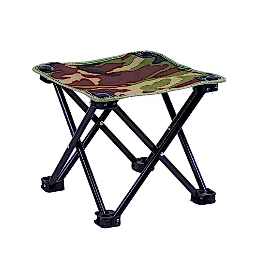 Katlanabilir Oxford Kompozit Çantalı 29x26 Cm Kamuflaj Tabure