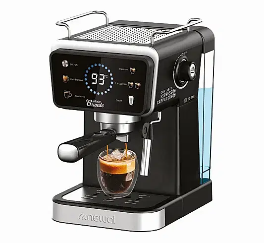 Newal 20 Bar Dokunmatik XXL LED Ekran Espresso Kahve Makinesi