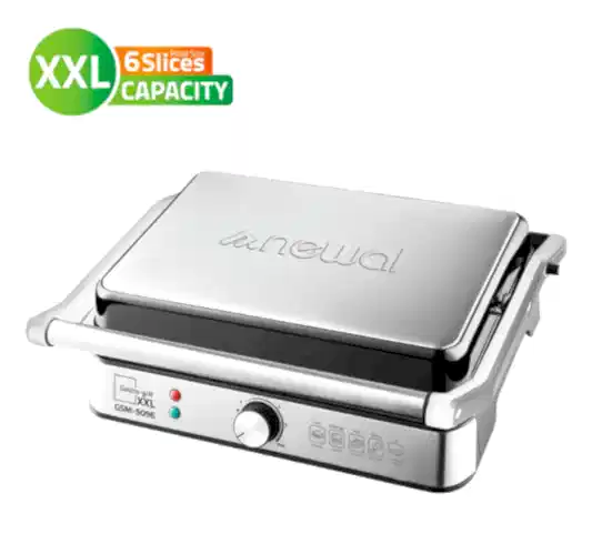 Newal XXL 6 Dilim Kapasite Tost Makinesi Inox